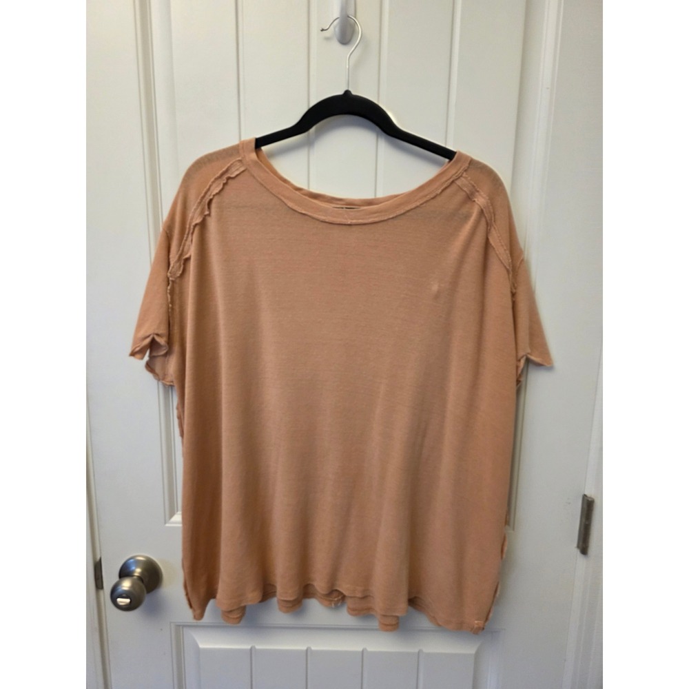 Free People We The Free Crop Large Brown Copper Top - Picture 1 of 10